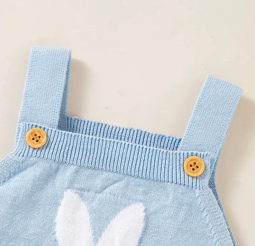 Knit Bunny Romper