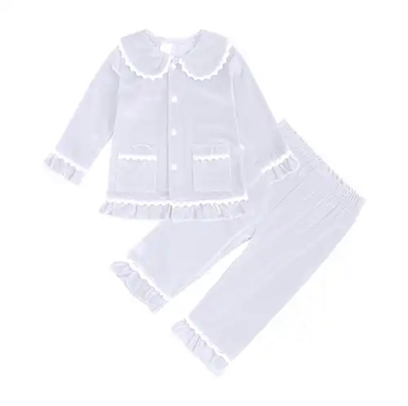 White Velvet Pyjamas (Kidstales)