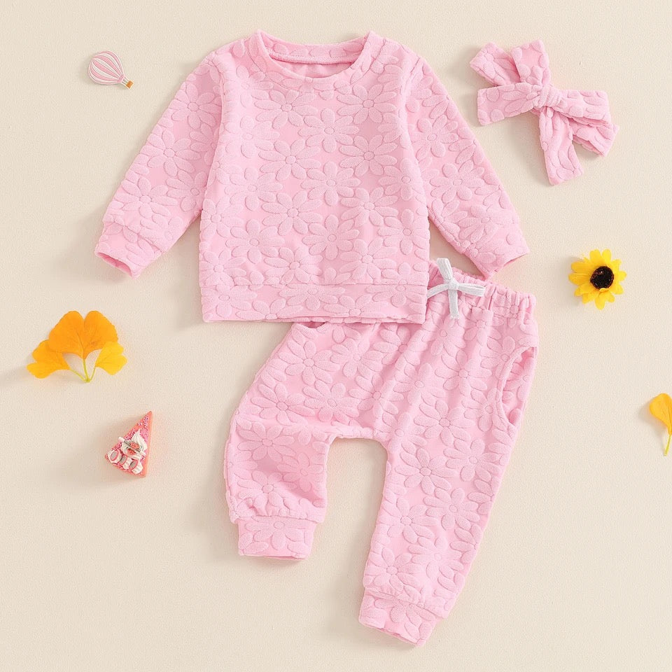 Flower Tracksuit & Headband