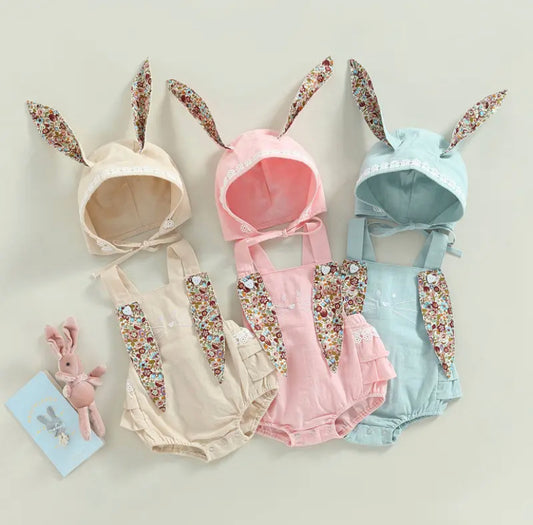 Bunny Romper & Bonnet