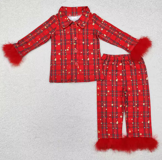Red Fluffy PJS
