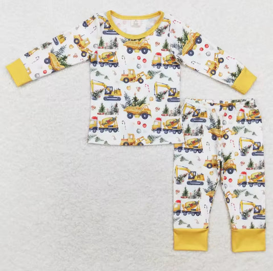 Christmas Digger Pjs
