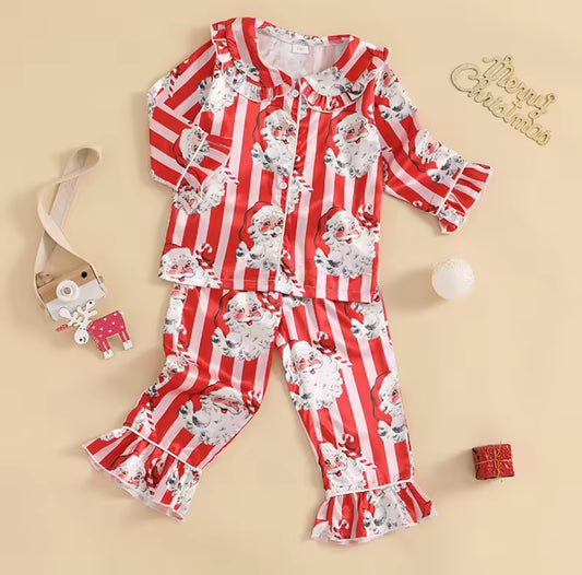Stripe Santa Pyjama
