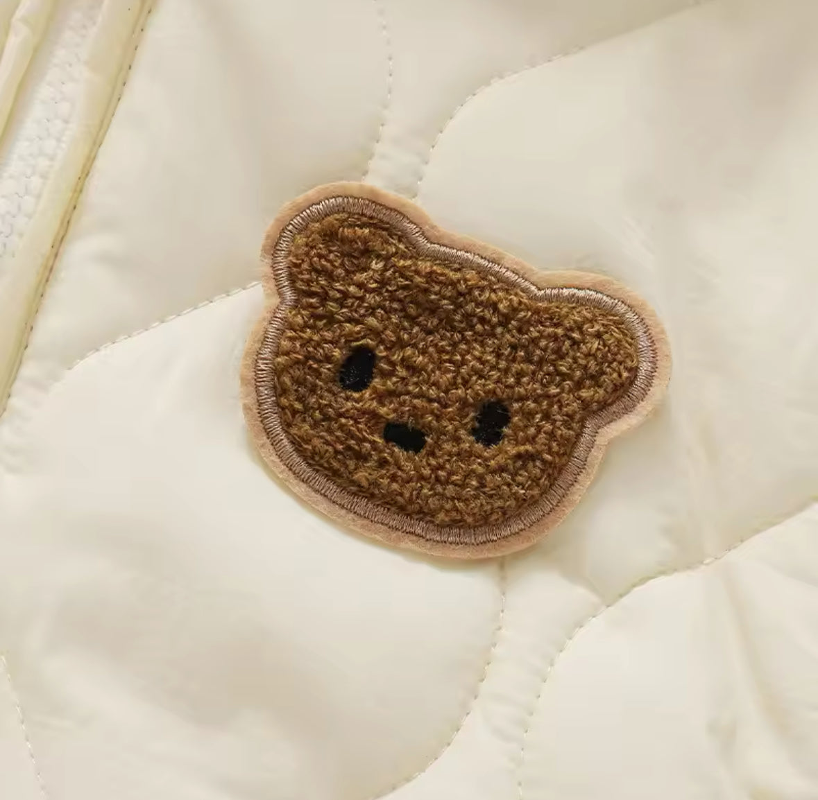 Quilted Teddy Bear Romper