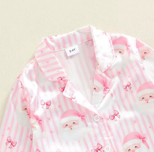 Pink Santa pjs