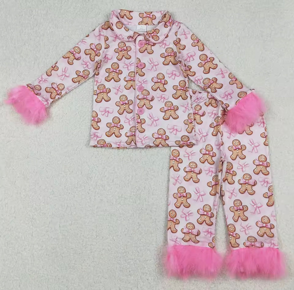 Gingerbread Pyjamas Adult + Child