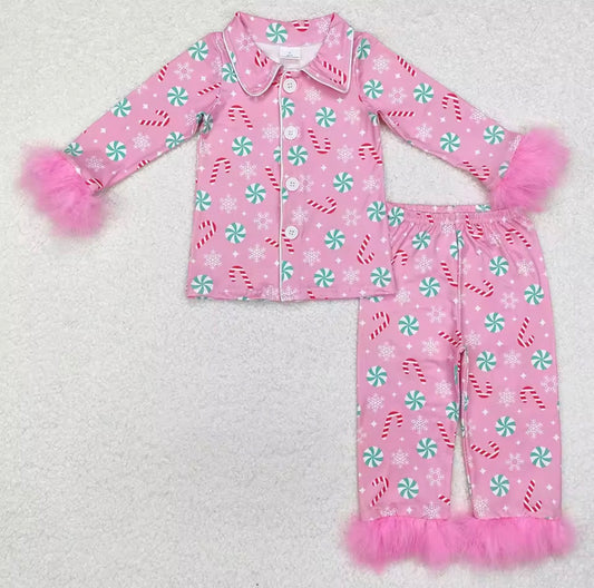 Candy cane Pyjamas Adult + Child