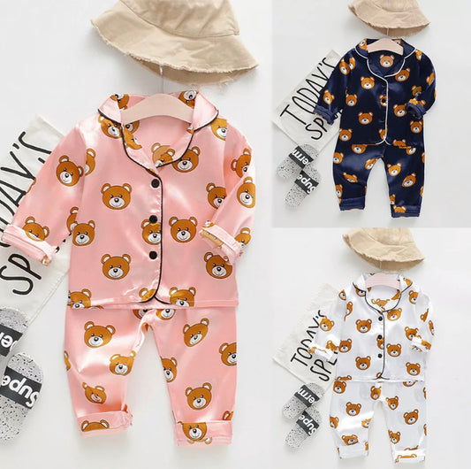 Teddy Bear Pyjamas - Long