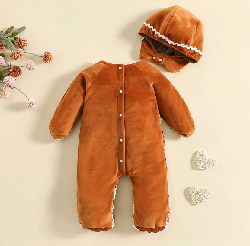 Christmas gingerbread onesie best sale