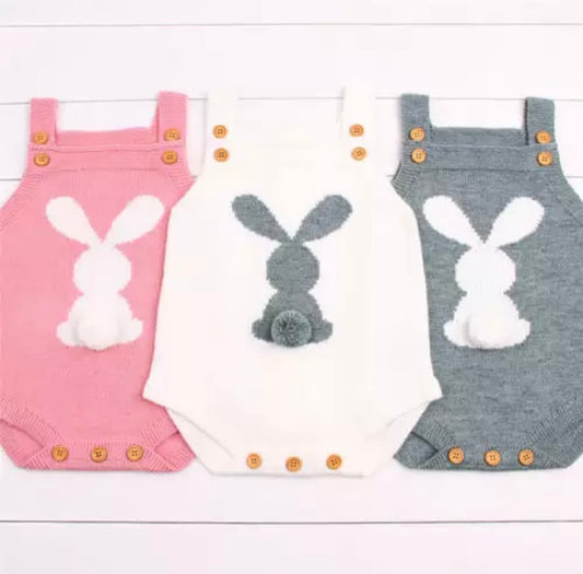 Knitted Bunny Romper