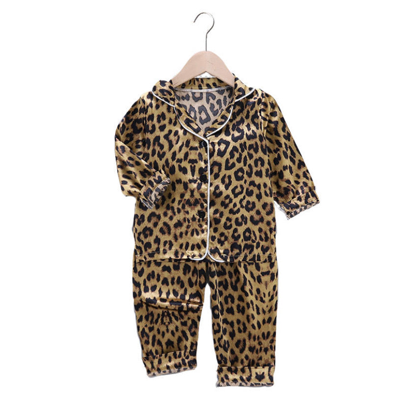 Leopard Print Pyjamas - long & short